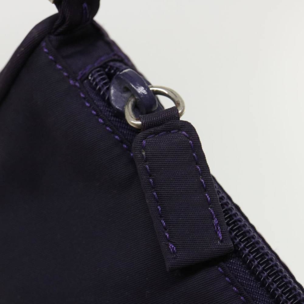 PRADA Accessory Pouch Nylon Purple Auth yk5937 - Picture 9 of 16